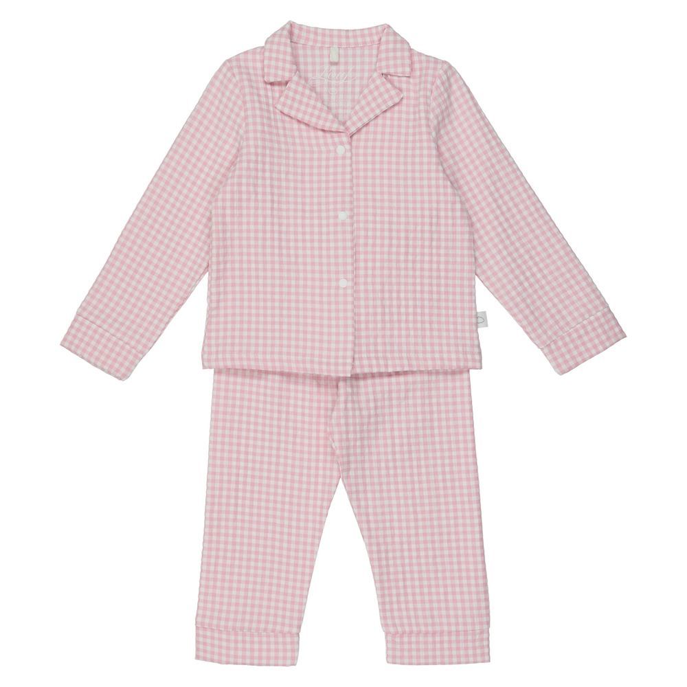 Pouf Baby's Gingham Grandpa PJ